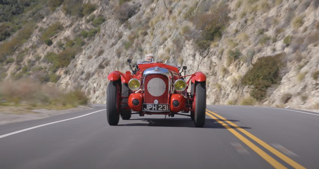 Lagonda V12 driving head on Jay Leno's Garage
